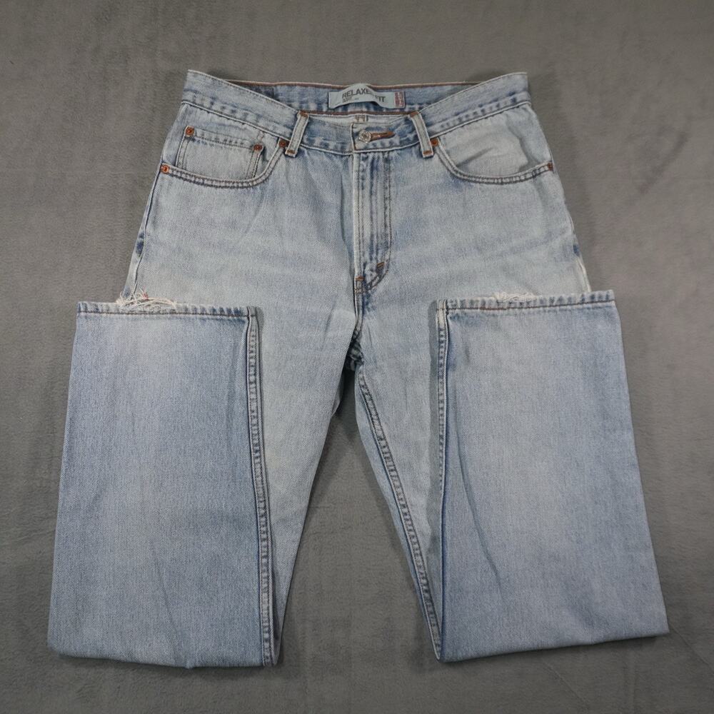 Levi’s 550 Jeans Light Wash Men’s 33x32 Relaxed Fit Straight Leg Denim Y2K